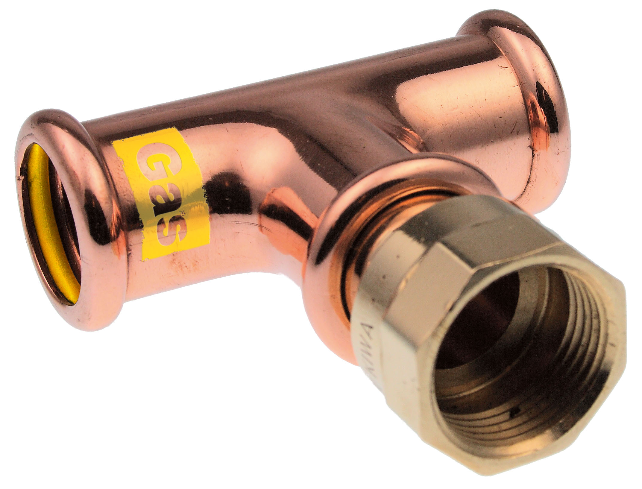 Trójnik GW Copper Gas - 22 Rp3/4"