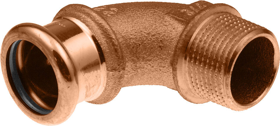 Kolano 90' GZ Copper - 35 R1 1/4"