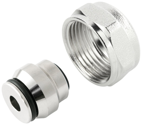 Śrubunek mosiężny niklowany Click - 8x1 / G3/4"