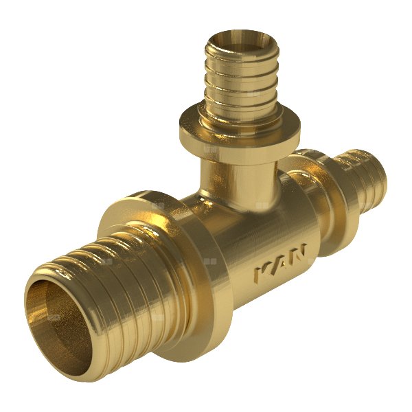 Trójnik redukcyjny mosiężny ultraLINE - 14/16/14