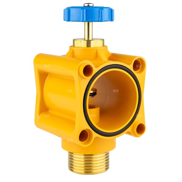 Moduł powrotny rozdzielacza tworzywowego 1 1/2” x 3/4” niebieski