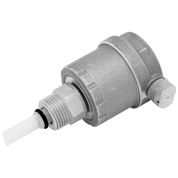 Odpowietrznik niklowany z zaworem stopowym - G1/2''