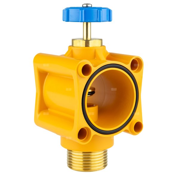 Moduł powrotny rozdzielacza tworzywowego 1 1/2" x 1'' niebieski
