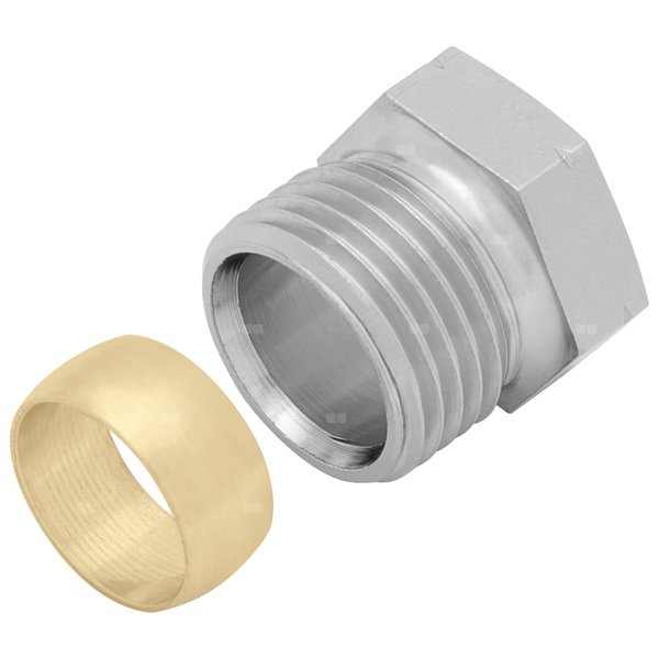 Zacisk na rurę Cu FI15 GZ - G1/2''