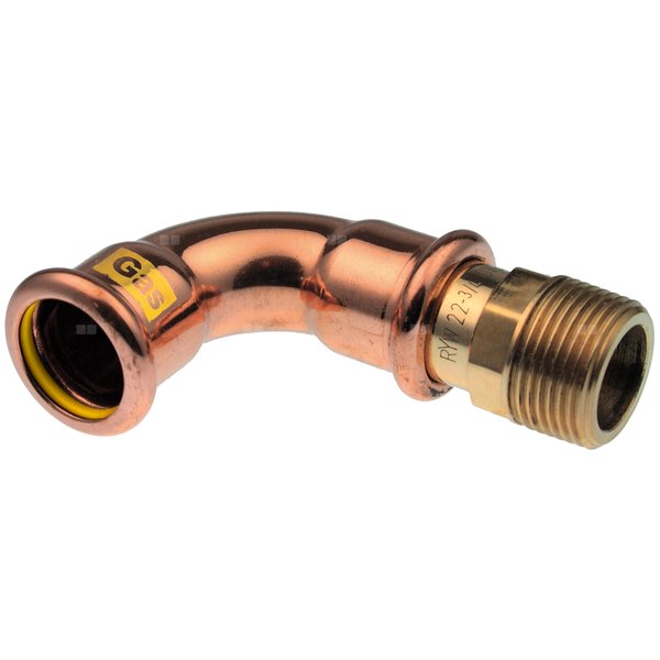 Kolano 90' GZ Copper Gas - 15 R1/2''