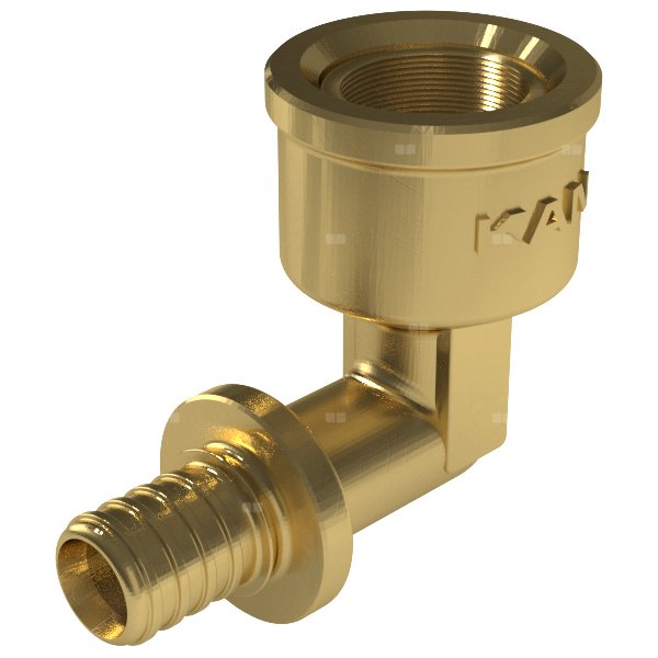 Kolano 90' mosiężne GW ultraLINE - 14 Rp1/2''