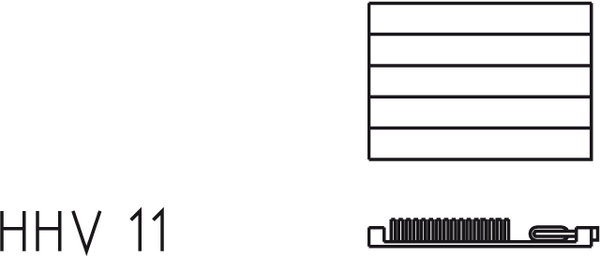 Grzejnik płytowy typ 11 KERMI V-HHV QN4550(R), z osłoną wym. 560 x 4400 mm, kolor biały, moc 4550 W