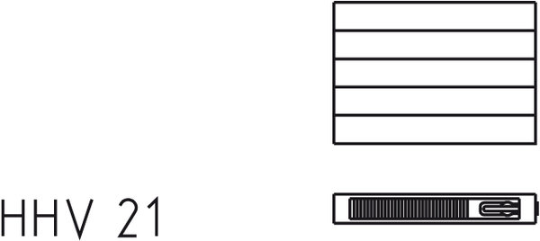 Grzejnik płytowy typ 21 KERMI V-HHV QN3562(R), bez osłony wym. 350 x 4200 mm, kolor biały, moc 3562 W