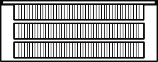 Konwektor Kermi Kon m. Str. Typ33 BH70x194x4400mm QN3168, weiß, 6bar, m. Abd, AB 12