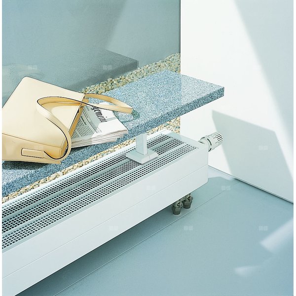 Konwektor Kermi V-Konvektor Typ54 BH70x255x5000mm QN5125, weiß, 6 bar, m. Abd., Vent. re