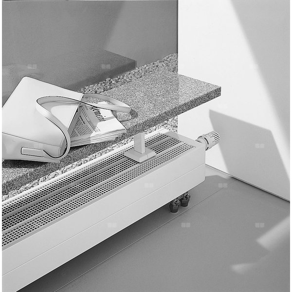 Konwektor Kermi V-Konvektor Typ54 BH70x255x5000mm QN5125, weiß, 6 bar, o. Abd., Vent. re