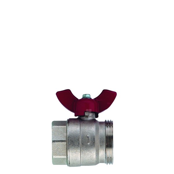 Kermi x-net Zawór kulowy 1' GZ x 1' GW 1 szt. w opakowaniu