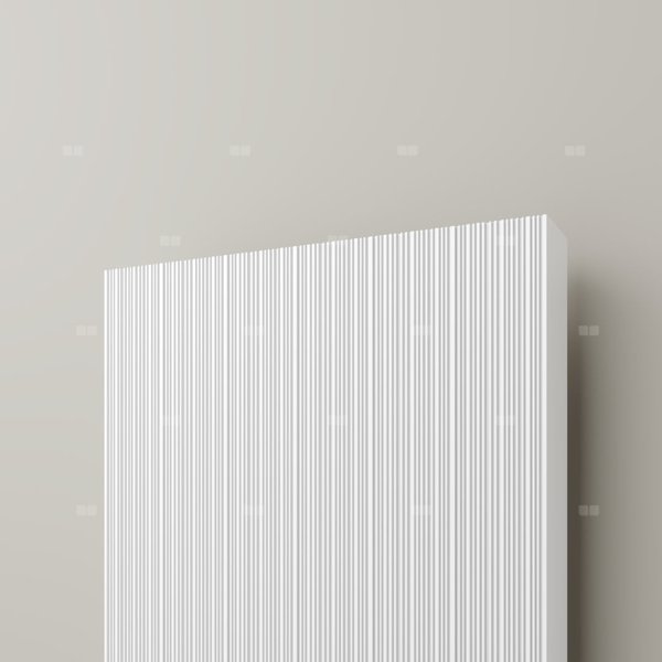 Grzejnik dekoracyjny Kermi®Bryce® V75 1800x600x78, moc 2028W podłącz. 99, RAL 9005 SFE