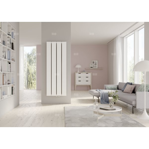Grzejnik dekoracyjny Kermi®Beams® 1600x490x100, 1658W pod. 99, RAL 9005 SFE