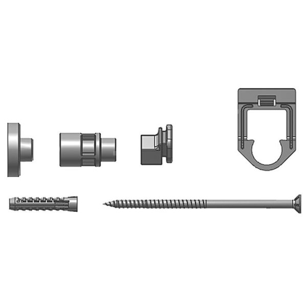 Zestaw mocowań do domów prefabrykowanych Kermi 1WA 30 mm, typ 11-33, 3. wspornik od BL1800
