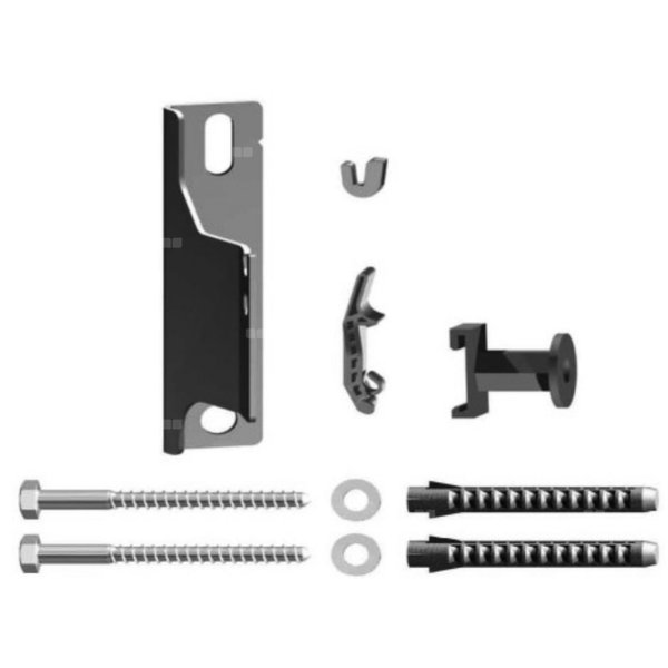 Wspornik ścienny krótki f. FHKWA 50mm RAL9016