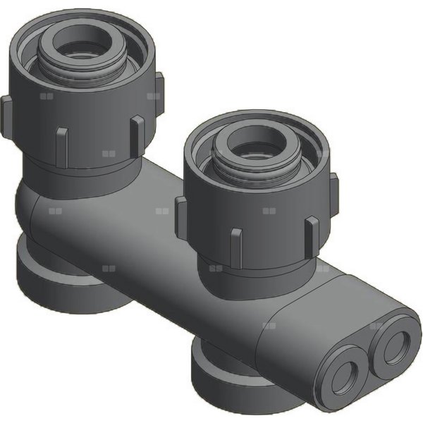 Kermi® Odchylany kształt przejścia, 3/4 'AG