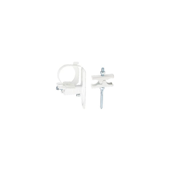 KERMI Konsola ścienna do grz. 2-Kolumnowych, 1 szt., RAL 9016