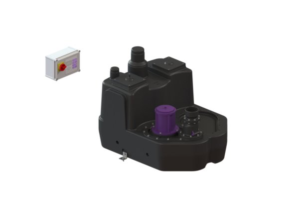 Przepompownia Aqualift F XL Mono, 1500W-S3, 400V200L, bez zasuwy odcinającej