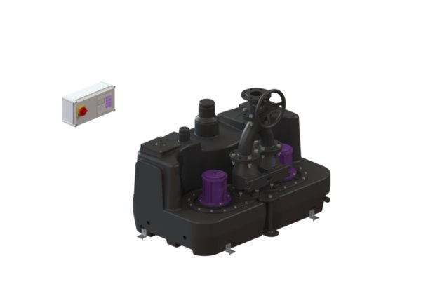 Pompa do ścieków KESSEL Aqualift F XL Duo 50 Hz / 4.2 W