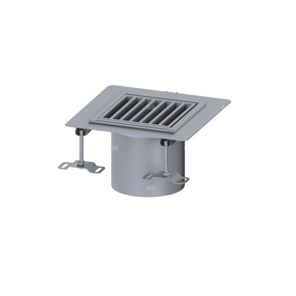 Nasada Ferrofix 185, 230x230, ruszt drabinkowy M125, kołnierz 6mm do uszczelnień płynnych