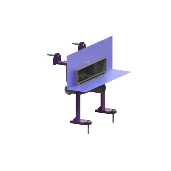 Korpus odpływu ściennego Scada z fabrycznie zamontowaną matą