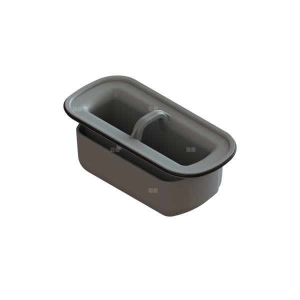 Syfon pasujący do odpływu Linearis Compact, wys. zamkn. wodnego 22mm