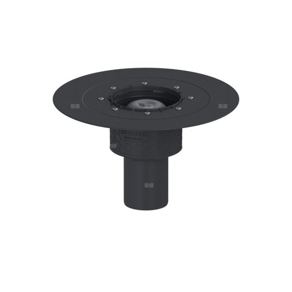 Korpus Ecoguss DN80, odpł.pion., z kołnierzem do uszczelnień klejonych