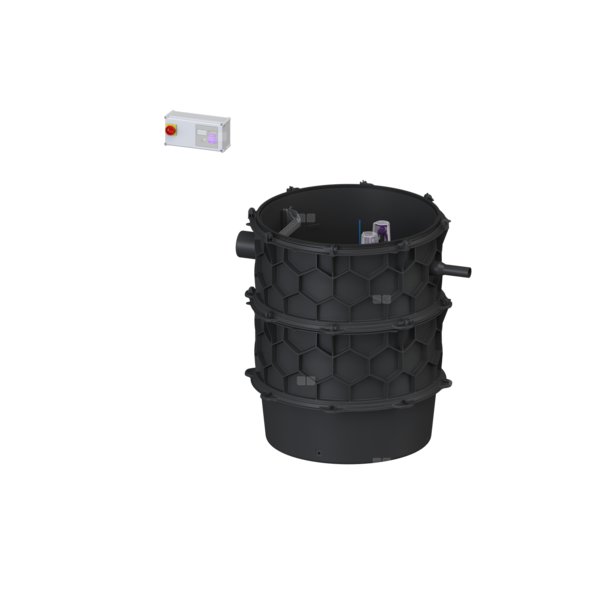 Moduł techniczny przepompowni Aqualift F XL Duo z szafka Comfort z pompą STZ 2500-S1 poj. 310l