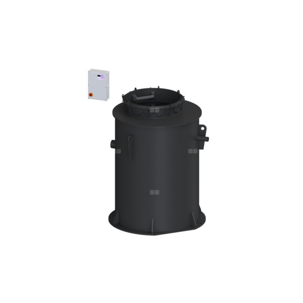 Moduł techniczny przepompowni Aqualift F XL Mono z szafka Comfort z pompą STZ 1100-S1 poj. 820l