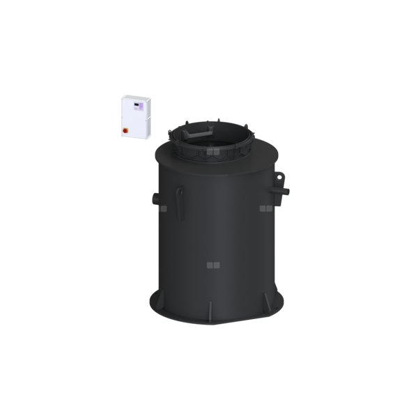 Moduł techniczny przepompowni Aqualift F XL Duo z szafka Comfort z pompą STZ 7500-S1 poj. 820l