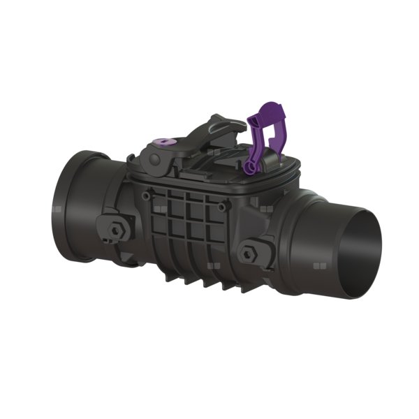 Zawór zwrotny (zasuwa burzowa) Staufix DN 100 z 1 klapką z tworzywa