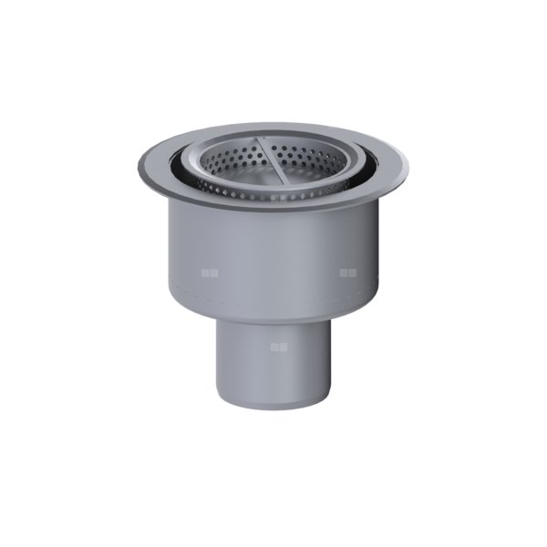 Korpus Ferrofix 185 DN100 DZ 110, odpływ pionowy, krawędź połączeniowa