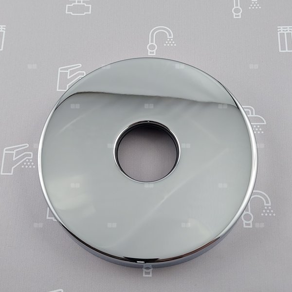 Rozeta z uszczelką  do baterii wannowej wolnostojącej MOZA CHROM