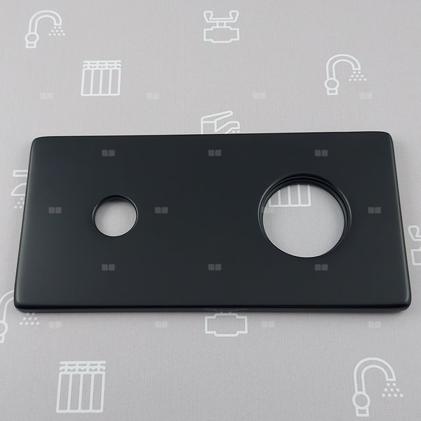 Rozeta z uszczelką do baterii umywalkowej podtynkowej MOKAIT BLACK