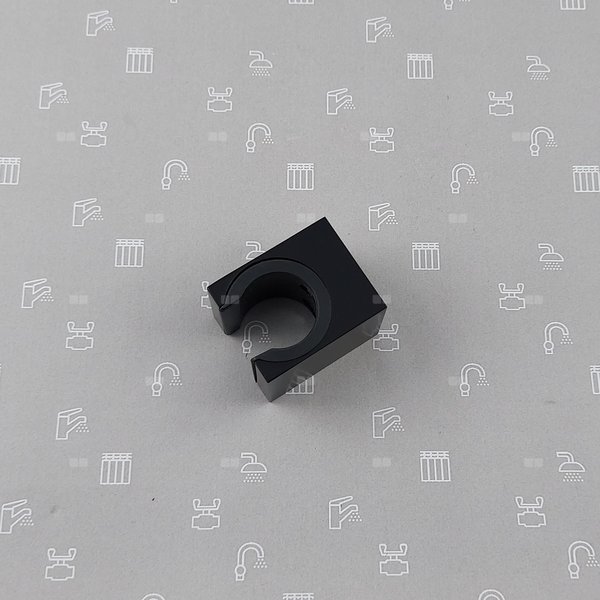 Uchwyt rączki natrysku do baterii bidetowej podtynkowej LOGON BLACK