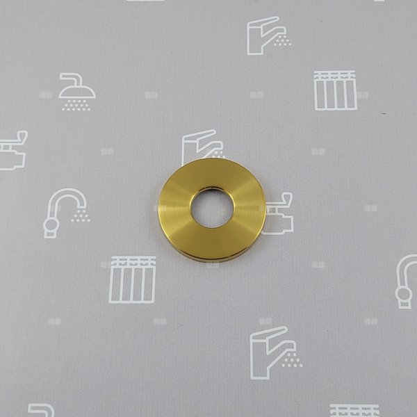 Rozeta uchwytu rączki natrysku do zestawu podtynkowego MOZA GOLD