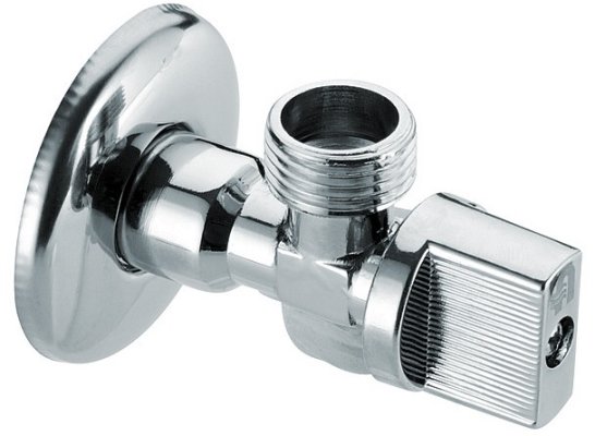 Zawór kulowy KFA Armatura mosiądz, PN 20 3/8'' GW x GZ 90', uchwyt: motylek