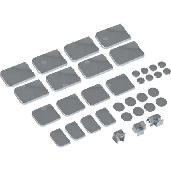 NEXT HKDF zestaw montażowy (łącznik profilu progowego + zaślepki zawiasów i wsporników)