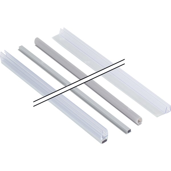 Zestaw profili uszczelniających Koło GEO do drzwi do kabiny prysznicowej