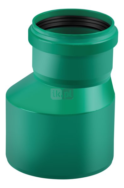 Złącze MAGNAPLAST KG 2000 KGR redukcja, PP-md (zielony), DN 400 x DN 315 (ww x wz), do kanalizacji