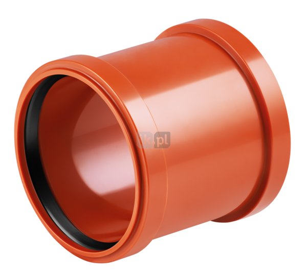 Mufa przesuwna MAGNAPLAST KG KGU, PVC-U (pomarańczowy), DN 110 (ww x ww), do kanalizacji