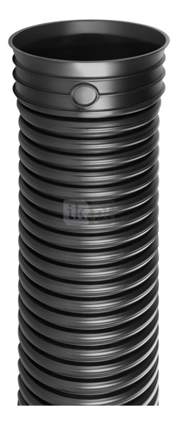 Rura karbowana PP MAGNAPLAST MCEM 800 mm x 3000 mm SN12, z kielichem, bez uszczelki
