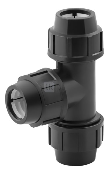 Trójnik skręcany do rur PE PN16 20 mm