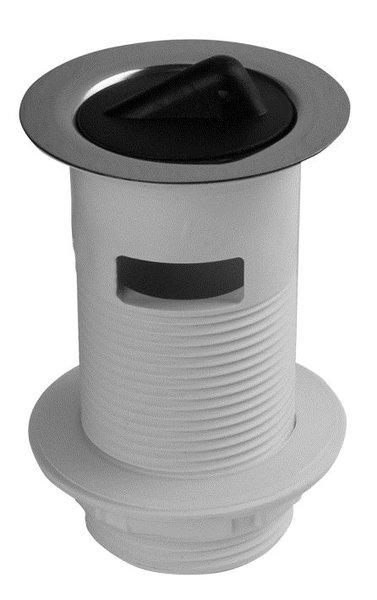 Spust umywalkowy 11/2"x91x60mm z korkiem gumowym ,z przelewem