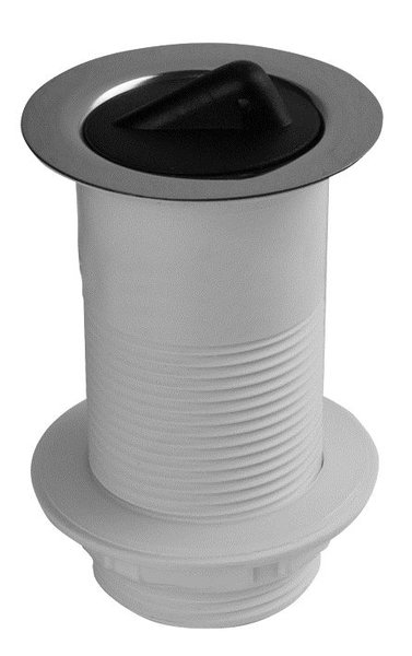 Spust umywalkowy 11/2"x91x60mm z korkiem gumowym ,bez otworu przelewowego