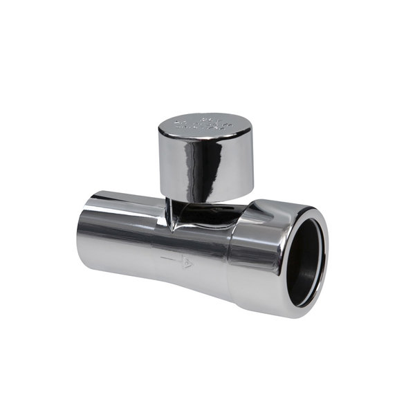 Złączka z zaworem napowietrzającym 32mm w kolorze Chrom