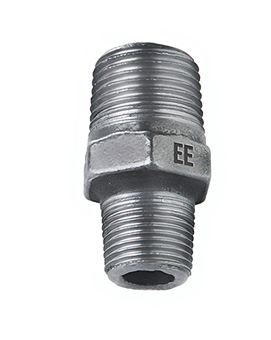 Nypel redukcja ODLEWNIA ZAWIERCIE N8/40/245 żeliwo (ocynk) 3/8'' x 1/4'' (GZ)