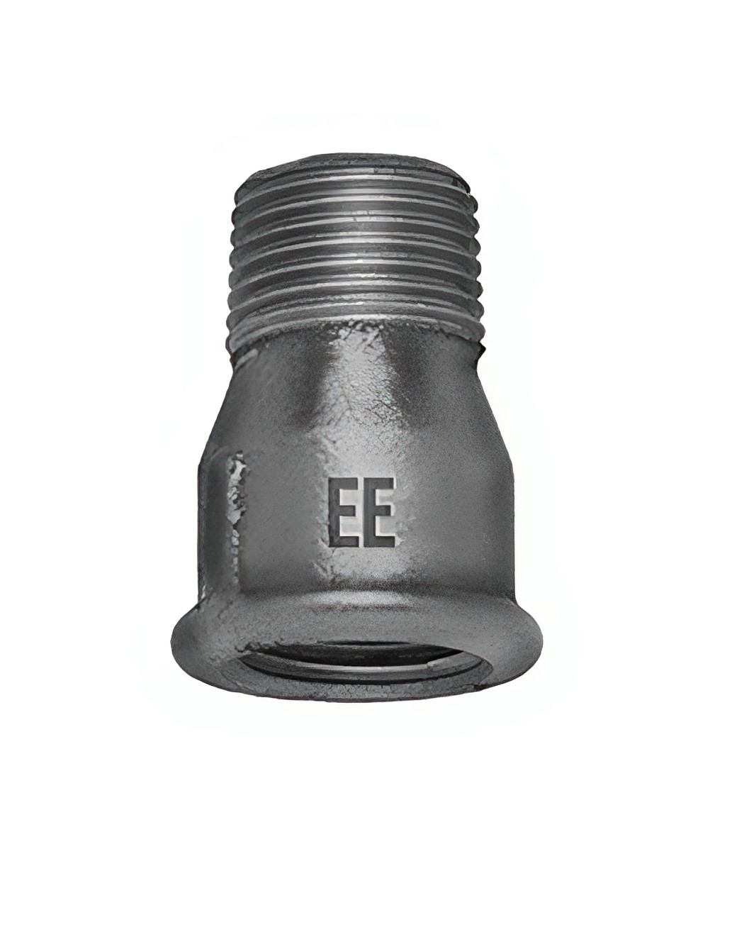 Przedłużka równoprzelotowa ODLEWNIA ZAWIERCIE 529a/529a żeliwo (ocynk) 3/8'' (GW x GZ)