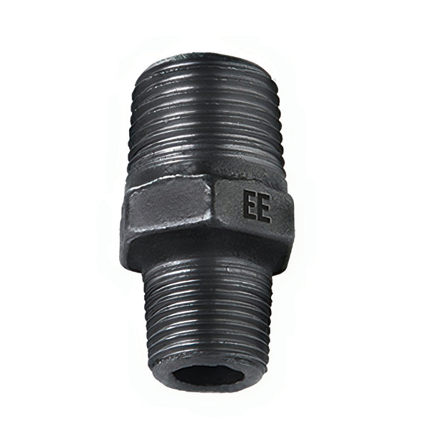 Nypel redukcja ODLEWNIA ZAWIERCIE N8/40/245 żeliwo (czarne) 2 1/2'' x 2'' (GZ)